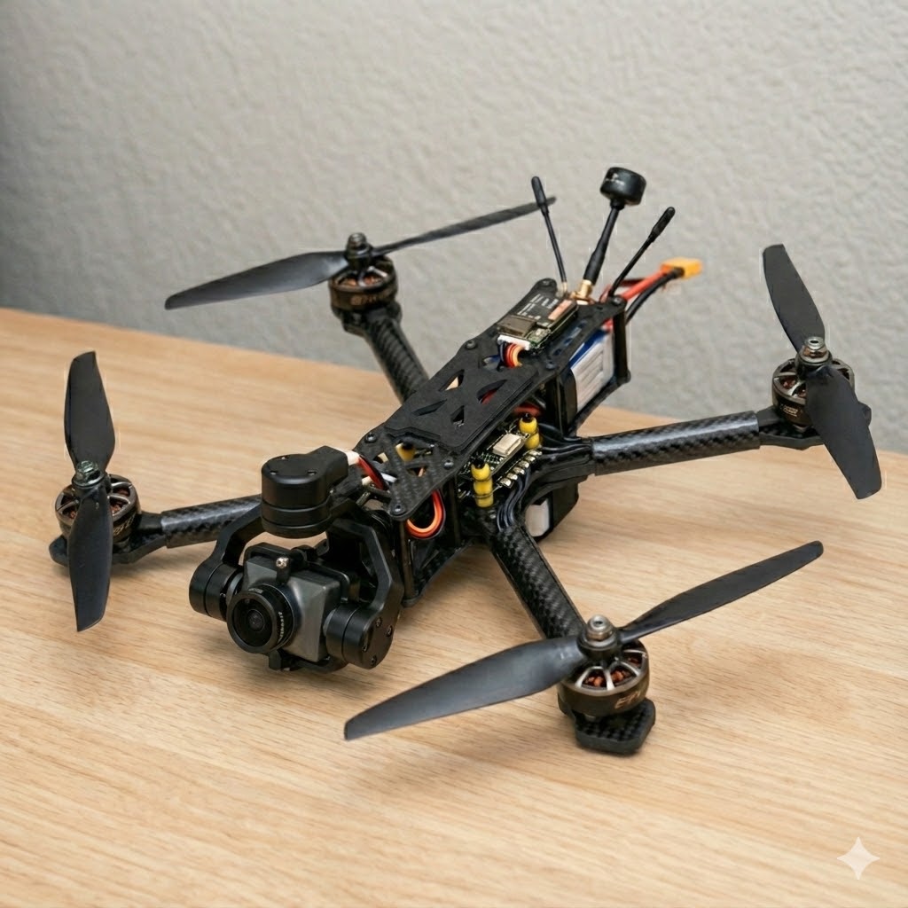 Carbon fiber FPV drone